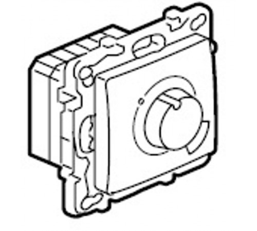 Etika Алюминий Термостат д/пола  672430  Legrand