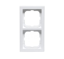 Рамка 2-постовая, серия Impressivo, белый  1722F85-84   2TKA000337G1  ABB