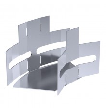 Угол горизонтальный изменяемый 0-45 градусов Стандарт INOX (AISI 316) 50х50  PR16.3613  Промрукав