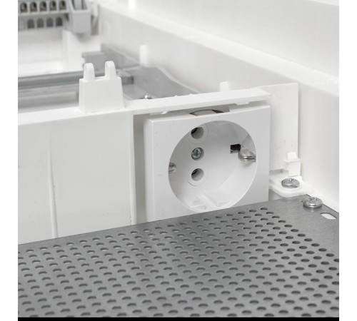 Основание комбинир. щита "Nova" (2 DIN-рейки + 2 монт. платы) 4 габарит IP41 PROxima  nv-cbase-2+2  EKF