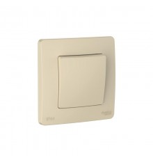 Blanca Бежевый С/У IP44 Переключатель 1-клавишный (сх.6), 10AX, 250В  BLNVS410607   SE