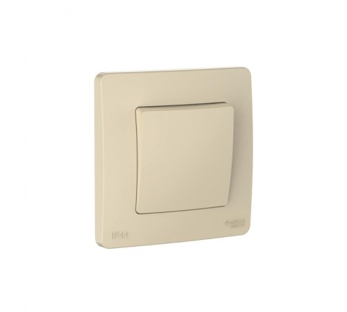 Blanca Бежевый С/У IP44 Переключатель 1-клавишный (сх.6), 10AX, 250В  BLNVS410607   SE