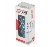 Болт DIN 571 сантехнический оцинк 8х50 (25 шт) - коробка с ок. Tech-Kr ( 0,441 кг)  126554  Tech-KREP