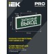 Указатель аварийный светодиодный ССА1002 Запасный выход односторонний 3Вт 1,5ч постоянный накладной/подвесной  IP20  LSSA0-1002-003-K03  IEK