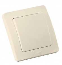 Выключатель скрытой установки, одноклавишный, с самовозвратом, цвет слоновая кость  ВС10-331-01  HEGEL