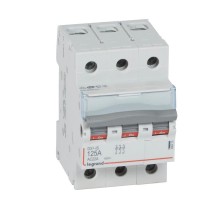 Выключатели-разъединители DX3-IS - 3П - 400 В~ - 125 А - 3 модуля  406470  Legrand