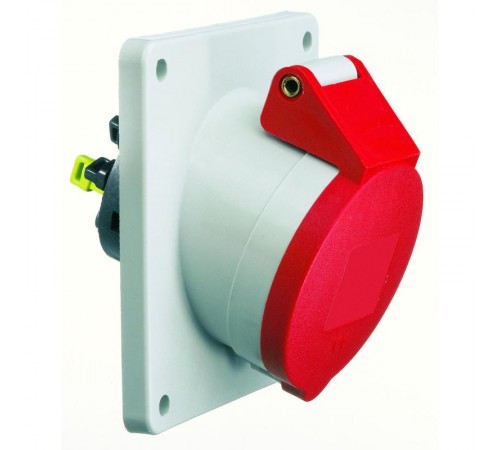 Розетка встраиваемая наклонная 32A 4р(3P+PE) 6h 400V IP44 Quick-Connect 12795 I 12795-Bals I Bals