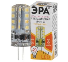 Лампа светодиодная LED JC-3W-12V-827-G4 (диод, капсула, 3Вт, тепл, G4)  Б0033193  ЭРА