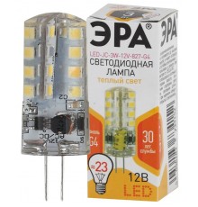 Лампа светодиодная LED JC-3W-12V-827-G4 (диод, капсула, 3Вт, тепл, G4)  Б0033193  ЭРА