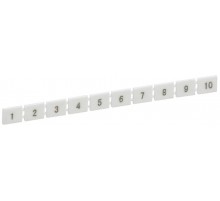 Маркировка для СМК серии 222-41ХХ (50шт/упак)  UKZ20D-41XX-MK  IEK