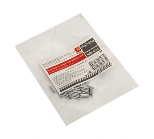 Наконечник штыревой втулочный НШв 0.5-8 (уп50шт) EKF PROxima  nshv-0.5-8  EKF