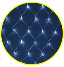 Гирлянда световая  NGF-N01-156B-12-1.5x1.5m-230-TR-IP20  61848  Navigator