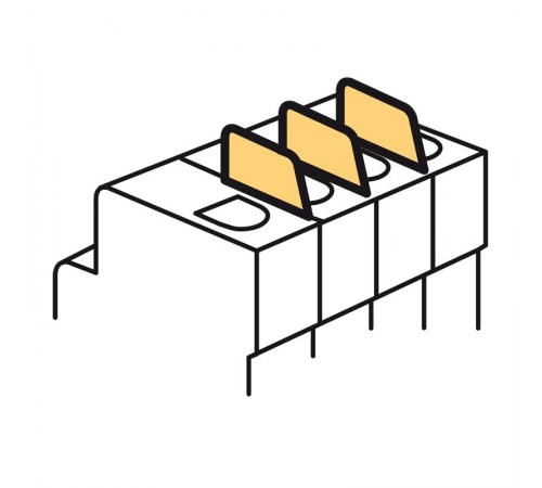 Фальш-модуль - для модульных аппаратов DX3 - 0,5 модуля  406307  Legrand