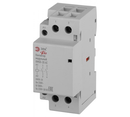 Контактор модульный  PRO NO-902-337 КМ50-20 АС   Б0062332  ЭРА