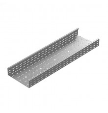 Промышленный лоток кабельный перфорированный 500х85х3000, толщ. 2,0 мм, гор. цинк, 311580  ПЛКП-500х85х3000-2,0-ГЦ   Ostec