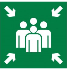 Пиктограмма квадрат "Место сбора"  60610DEK  DEKraft