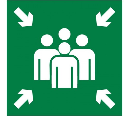 Пиктограмма квадрат "Место сбора"  60610DEK  DEKraft