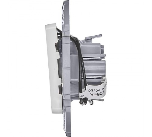 Inspiria Белый Выключатель 2-клавишный с подсветкой С/У без рамки  673630  Legrand