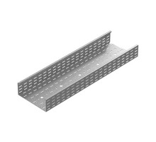 Промышленный лоток кабельный перфорированный 200х110х3000, толщ. 2,0 мм, гор. цинк, 311210  ПЛКП-200х110х3000-2,0-ГЦ   Ostec