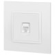 14-3107-01 Розетка RJ45, IP20, белый  Б0034302  ЭРА