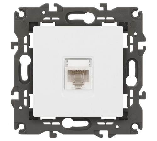 14-3107-01 Розетка RJ45, IP20, белый  Б0034302  ЭРА
