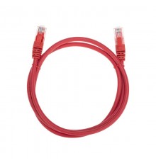 Патч-корд U/UTP CAT 6, RJ45-RJ45, 26AWG, LSZH, красный, 1м REXANT  02-0293-1  REXANT