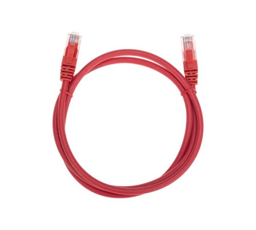 Патч-корд U/UTP CAT 6, RJ45-RJ45, 26AWG, LSZH, красный, 1м REXANT  02-0293-1  REXANT