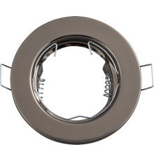 Светильник точечный под лампу GU5.3 NFS 93 015 NFS-R1-005-MR16-GU5.3 (Черный хром)  93015  Navigator