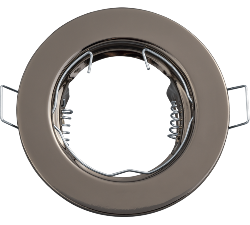 Светильник точечный под лампу GU5.3 NFS 93 015 NFS-R1-005-MR16-GU5.3 (Черный хром)  93015  Navigator