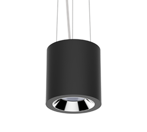 Светильник светодиодный DL-02 Tube подвесной 150х160 мм 32Вт 4000K 35° RAL9005 черный муар  V1-R0-90113-30000-2003240  VARTON