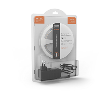 Лента светодиодная Basic в комплекте LED 2835/120 12V 14,4W/m 1400lm/m 3000K 8mm IP20 5m 1/50  BT085  Gauss