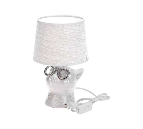 Светильник декоративный "Кот в очках", цоколь Е14, 40Вт, белый  603-1033  REXANT