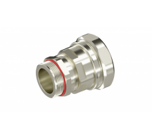 Взрывозащищенный кабельный ввод ANP под небронированный кабель в металлорукаве M20х1,5 D8-13мм, Dn20мм. Ник. латунь.IP66/68  6018ANP22BKM2SB  DKC