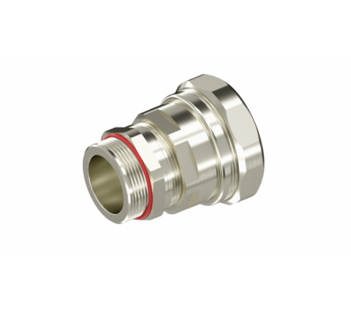 Взрывозащищенный кабельный ввод ANP под небронированный кабель в металлорукаве M20х1,5 D8-13мм, Dn20мм. Ник. латунь.IP66/68  6018ANP22BKM2SB  DKC