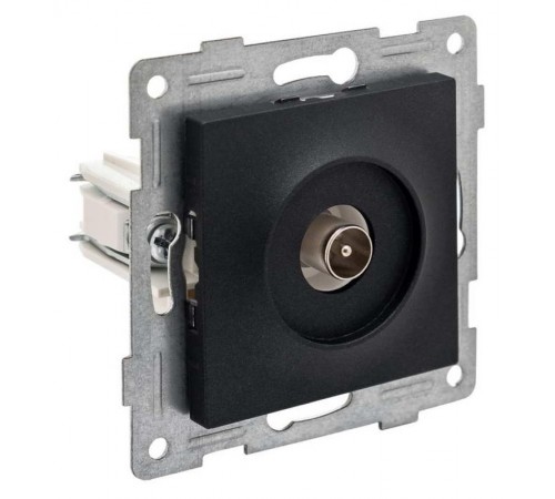 Ugra Механизм антенной розетки, одинарная, СУ, графит  С11А1-010  GUSI Electric