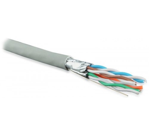 Кабель витая пара UFTP4-C6-S23-IN-LSZH-GY-500(500м)экр.U/FTP,к.6,4п(23AWG),одн.(solid),каж.п.в ф.,LSZH,нг(С)-HF,-20°C-+60°C,сер.  47958  Hyperline