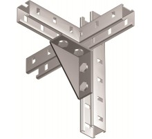 Уголок двойной усиленный левый горячеоцинкованный  BMC1022HDZ  DKC