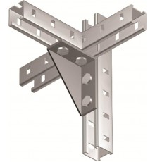 Уголок двойной усиленный левый горячеоцинкованный  BMC1022HDZ  DKC