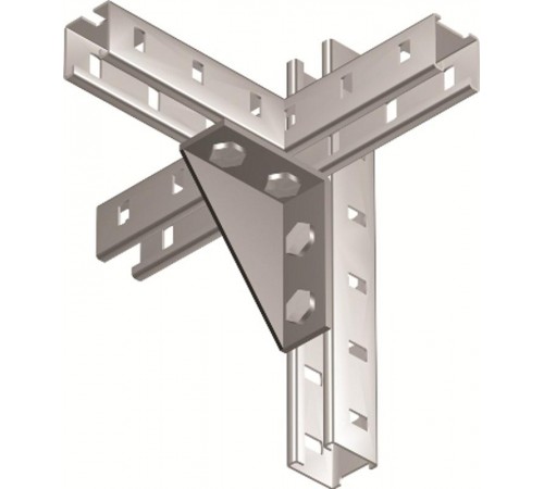 Уголок двойной усиленный левый горячеоцинкованный  BMC1022HDZ  DKC