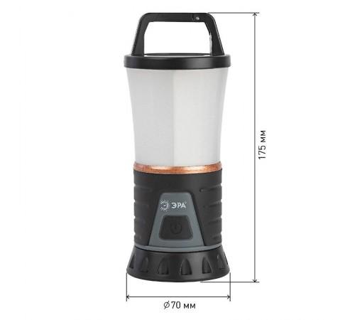 Фонарь кемпинговый светодиодный KB-701 "Атлас" на батарейках 10Вт, 3хАА  Б0054036  ЭРА