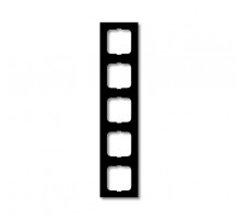 Рамка 5-постовая, серия, серия solo/future, цвет linear, цвет антрацит  1754-0-4244   2CKA001754A4244  ABB