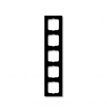 Рамка 5-постовая, серия, серия solo/future, цвет linear, цвет антрацит  1754-0-4244   2CKA001754A4244  ABB