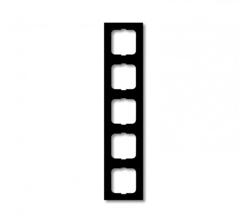 Рамка 5-постовая, серия, серия solo/future, цвет linear, цвет антрацит  1754-0-4244   2CKA001754A4244  ABB