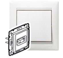 Valena Белый Розетка HD15  770083  Legrand