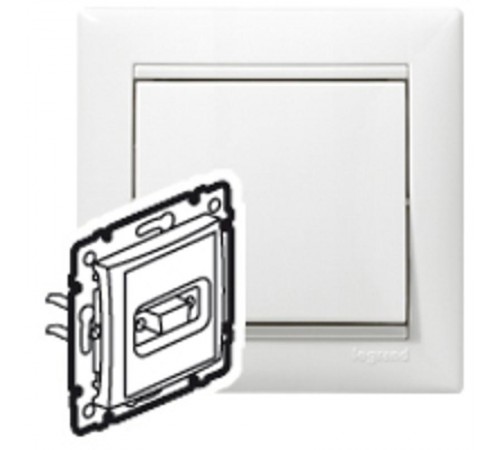 Valena Белый Розетка HD15  770083  Legrand