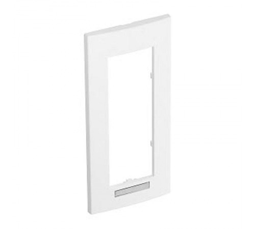 Рамка тройная Modul45 (с полем д/маркировки.,вертик.,84x185 мм,серебристый) (AR45-BSF3 AL)  6119389  OBO Bettermann