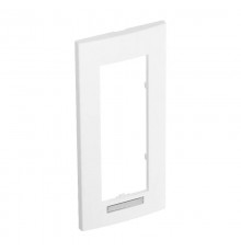 Рамка тройная Modul45 (с полем д/маркировки.,вертик.,84x185 мм,белый) (AR45-BSF3 RW)  6119387  OBO Bettermann