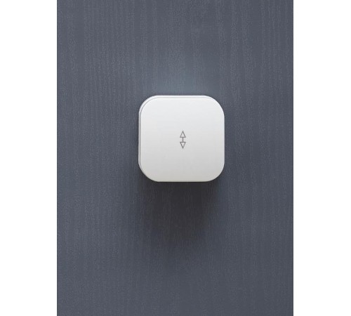 ВСп10-1-0-ХБ Выключ. 1-кл. проход. о/у 10А GLORY белый  EVH12-K01-10  IEK