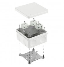 Коробка огнестойкая для о/п двухкомпонентная 60-0300-FR10.0-6 Е15-Е120 RAL9003 100х100х50 (14 шт/уп)  60-0300-9003-FR10.0-6  Промрукав