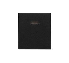 Выключатель STRONG 1 кл с подсветкой 10А с/у антрацит  KR-78-0713-5  Kranz